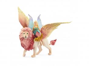 Schleich tündér szárnyas oroszlánon