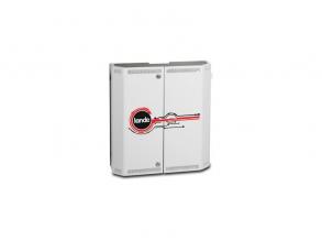 Lande LN-SLM504714-LG NETbox SOHO SLIMbox 19" 3U+2U fali rack szekrény függőleges kialakítás