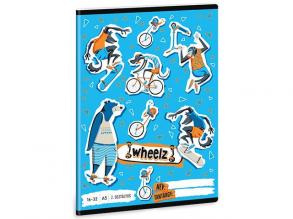Ars Una: Wheelz 2.osztályos vonalas füzet A/5 16-32