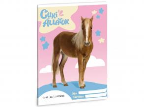 Ars Una: Cuki állatok - Palomino Póni 2.osztályos vonalas füzet A/5