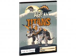 Ars Una: Age of Titans dinoszauruszos 3. osztályos vonalas füzet 32 lapos A/5
