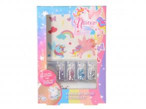 Casuelle egyszarvús csillám tetkó