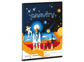 Ars Una: Gravity urhajós 3.osztályos vonalas füzet A/5