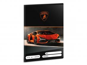 Ars Una: Narancssárga Lamborghini A/5 3.osztályos vonalas füzet 12-32