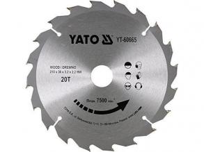YATO Fűrésztárcsa fához 210x30mm 20T