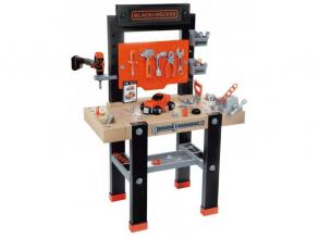 Smoby: Black and Decker munkapad szerelőasztal - 92 részes