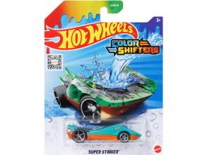 Hot Wheels: Super Stinger kék-zöld színváltós kisautó 1/64 - Mattel