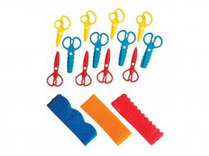 Colorations - Gyurmavágó olló, több színben, 12 db.