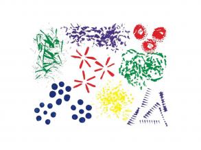 Colorations - Vicces ecsetek, 8 darab