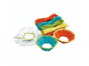 Készítsd el saját fonott kosarad, 12 darabos készlet