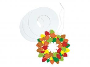 Colorations kartonból készült koszorúk, 24 darabos