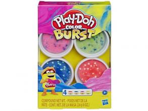 Play-Doh: Color Burst gyurmaszett 4x56g - Hasbro