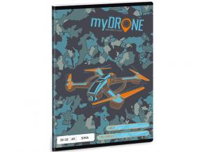 MyDrone 32 lapos sima füzet 20-32 A/5