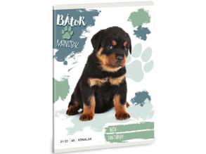 Ars Una: Bátor Mancsok - Rottweiler vonalas füzet A/5 21-32