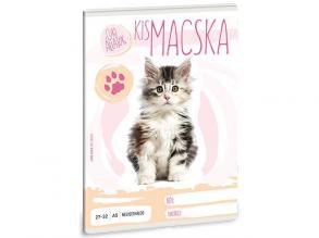 Ars Una: Cuki Állatok - Kis macska kockás füzet A/5 27-32