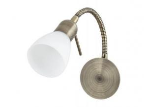 Soma fali lámpa E14 1x40W bronz opál