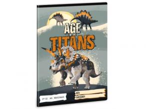 Ars Una: Age of the Titans dinoszauruszos kockás füzet A/5 27-32