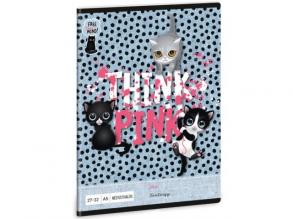 Ars Una: Think Pink kockás füzet A/5 27-32