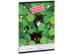 Ars Una: Think Pink cicás kockás füzet A/5 27-32