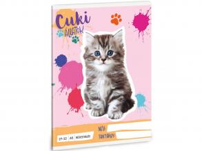 Ars Una: Cuki Állatok - Perzsa cica kockás füzet A/5 27-32
