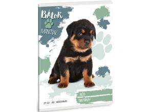 Ars Una: Bátor Mancsok - Rottweiler kockás füzet A/5 27-32