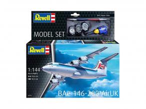 Revell modellező készlet  BAe 146-200 AirUK repülőgép 1:144  63 db.