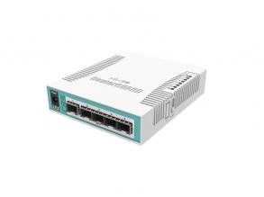 MikroTik CRS106-1C-5S 5xSFP, 1xCombo port (SFP/GbE LAN) asztali Cloud Router Switch