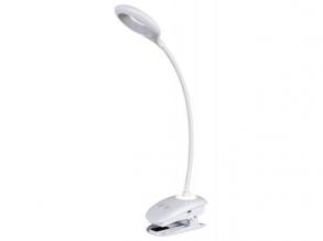 LED lámpatest , asztali , csíptetős , billenthető , 4W , 3 lépésben dimmelhető , USB , természetes fehér , fehér , Rábalux , HAR