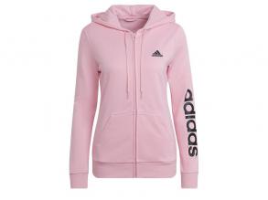 W Lin Ft Fz Hd Adidas női pink/fekete színű Core pulóver