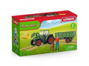 Schleich: Farm World - Traktor pótkocsival (42608)