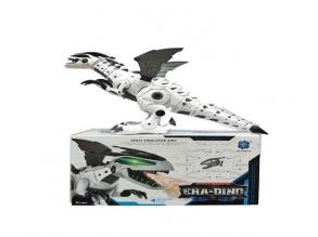 Fehér elektromos sárkány fénnyel és funkciókkal