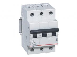 Legrand 419235 RX3 C16 6kA BIC 3 pólusú kismegszakító