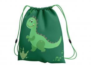 Dino zöld tornazsák