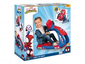 Smoby V8 Driver Spidey versenyzőülés kormánnyal