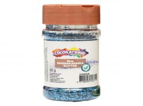 Colorations  Biológiailag lebontható kék csillámpor  50 g