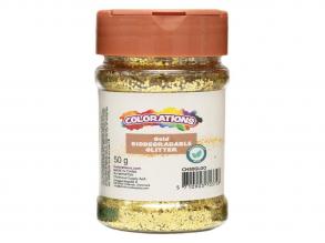 Colorations - Biológiailag lebontható csillámpor arany - 50 g