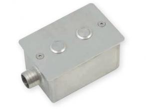 Beépítő inox doboz 2 piezo kapcsolóhoz