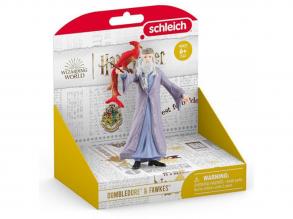 Schleich: Harry Potter Dumbledore és Fawkes figura szett (42637)