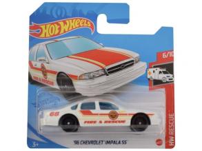 Hot Wheels: '96 Chevrolet Impala SS tűzoltó kisautó 1/64 - Mattel
