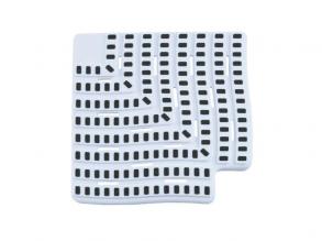 TÚLFOLYÓ SAROK ELEM ANTRACIT 90° 25CM