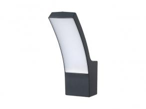 LED lámpa , oldalfali , 12W , meleg fehér , kültéri , antracitszürke , IP44 , 5 év garancia , Rábalux , PALANGA