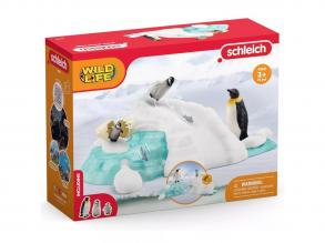 Schleich: Wild Life - Pingvin családi móka figura szett (42661)