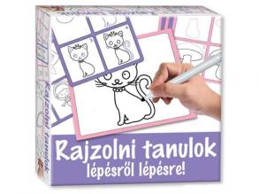 Rajzolni tanulok lányos fejlesztő játék