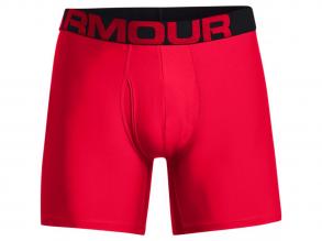 Ua Tech 6In 2 Pack Under Armour férfi piros színű lifestyle fehérnemű