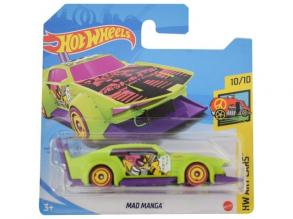 Hot Wheels: Mad Manga zöld kisautó 1/64 - Mattel