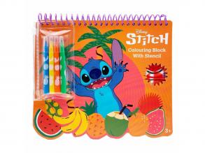 Sablonos rajzfüzet Stitch