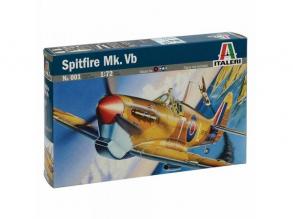Italeri: Spitfire MK.VB vadászrepülőgép makett, 1:72
