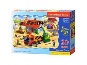 Ház építés 20db-os Maxi puzzle - Castorland