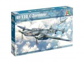 Italeri 1/72 Bf 110 C Zerstörer vadászrepülőgép makett