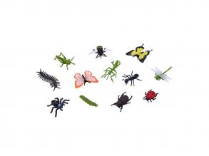 Mojo Wildlife Mini rovarok és pókok, 12 darab - 380058